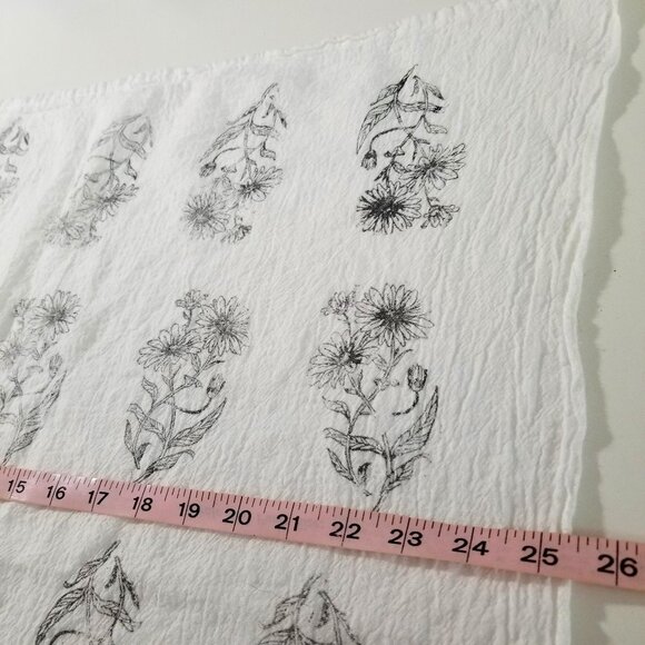 Kitchen Tea Towels Flour Sack (2) Towels Handmade - Picture 7 of 9